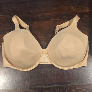 Vanity Fair Beauty Back Full Figure Underwire Bra 40DD Nude Tan